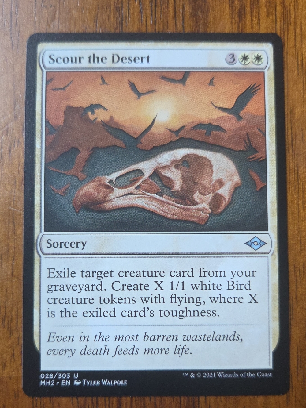 Scour the Desert - White Sorcery Card (White)